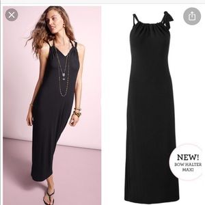 CAbi #5383 bow halter dress, large, NWOT